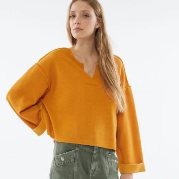Urban Outfitters Jax Yellow Top - Picture 1 of 6